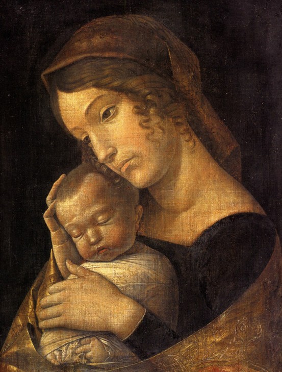 Photo:  Andrea Mantegna,Virgin and Child